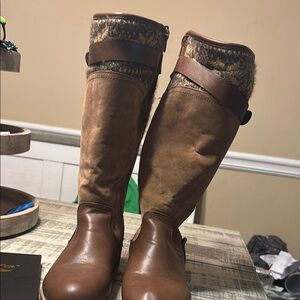 Brown Knee-High Women's Boots